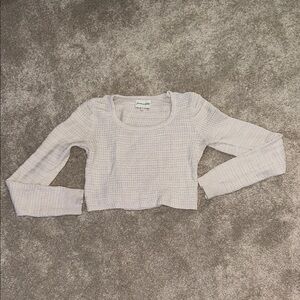 Freshman Light Cream Crop Top